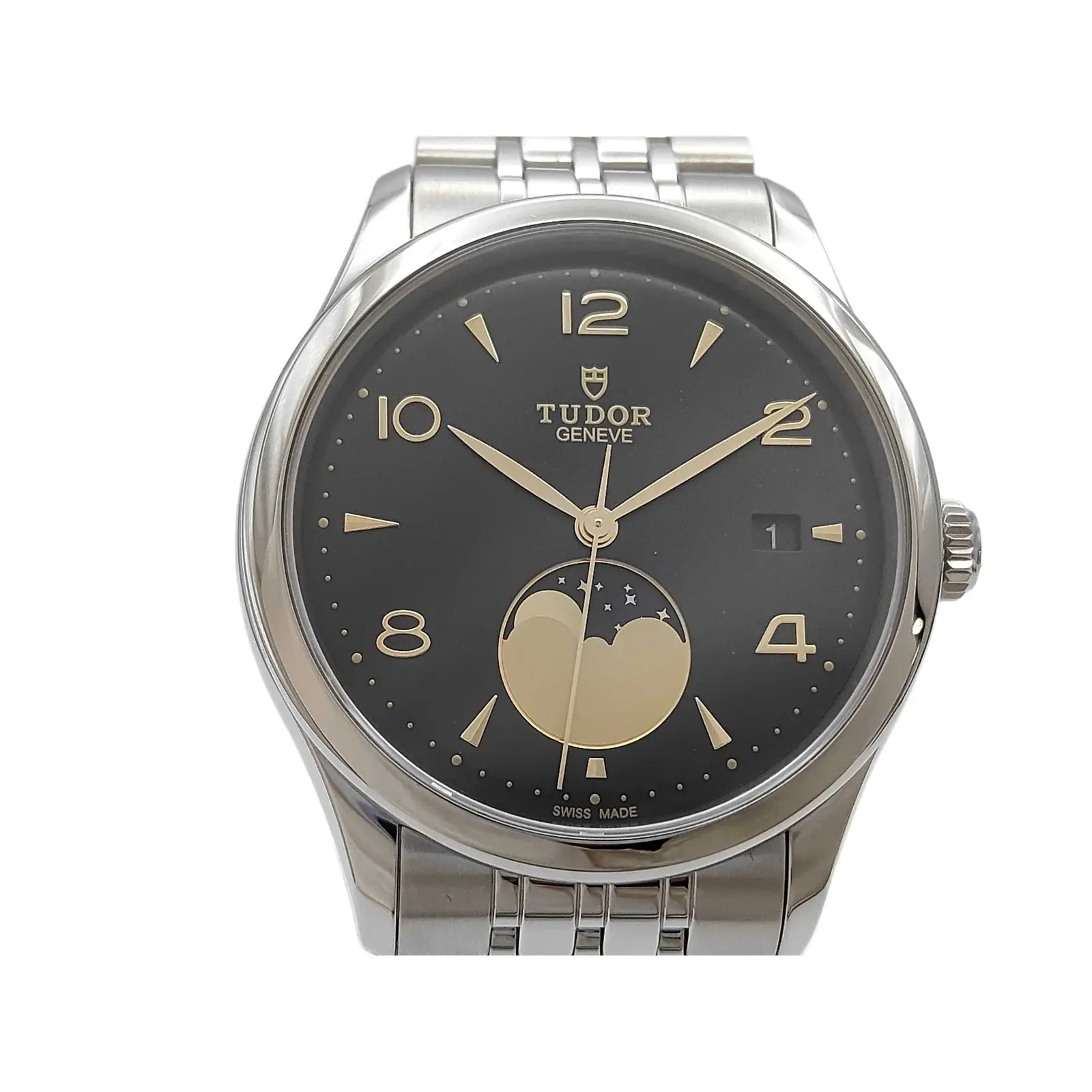 Tudor 1926 Luna Automatic Men's Watch with Moon Phase Display