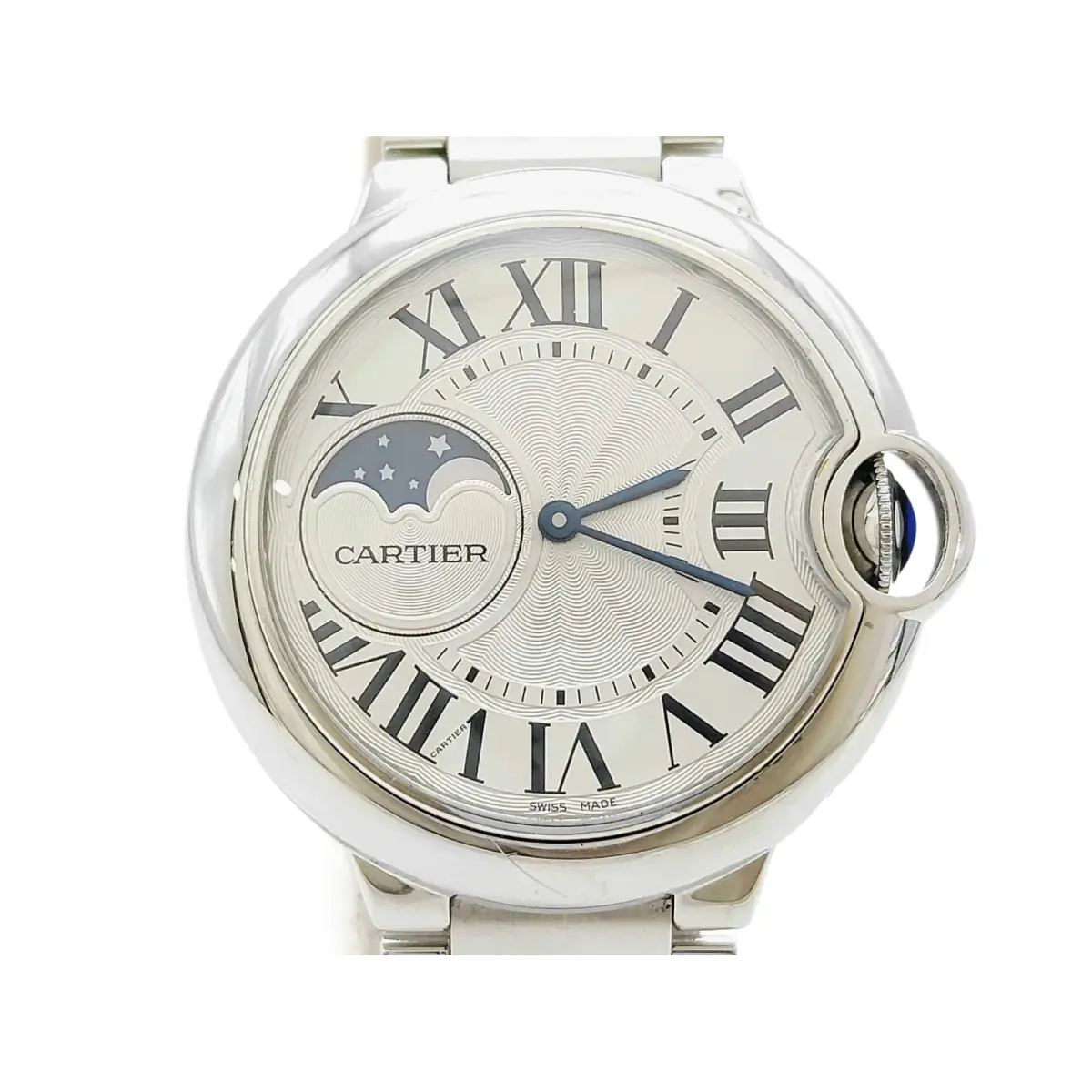 Cartier Ballon Bleu WSBB0021 Automatic Mens Watch with Moon Phase Indicator