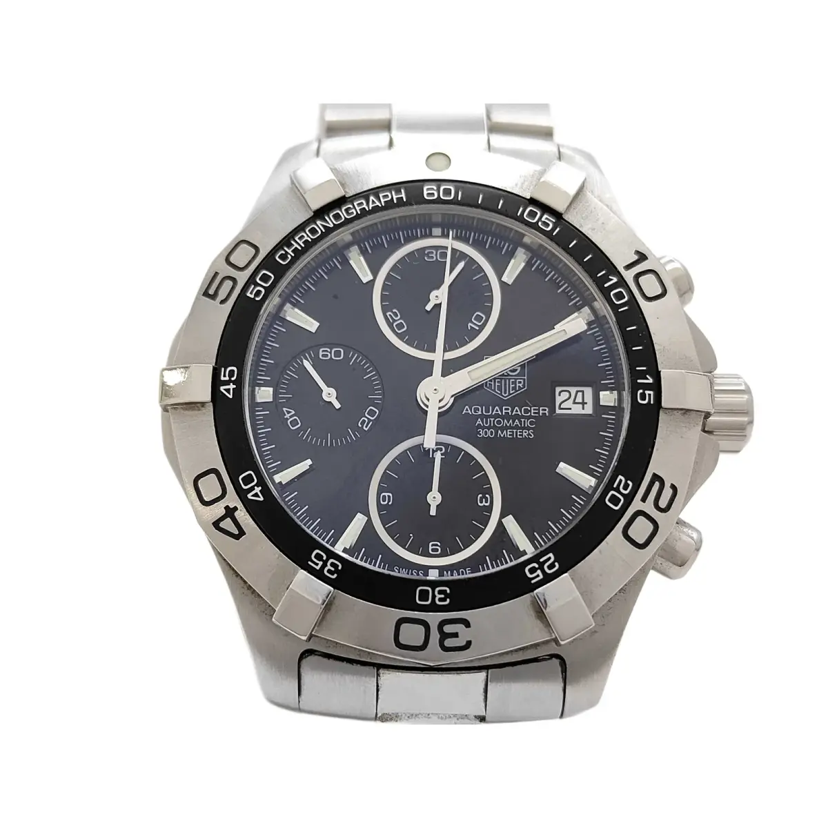 Tag Heuer Aquaracer CAF2110 Automatic Mens Watch with Box and Links