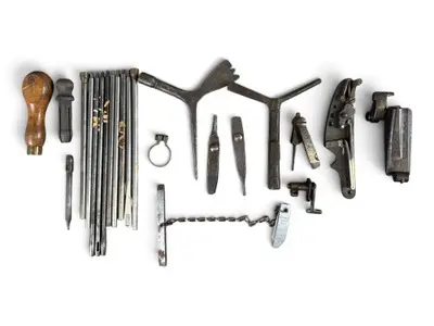 (20)+ Antique Firearm Tools and Parts