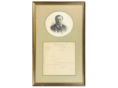 Theodore Roosevelt 1896 TLS