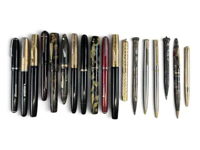 Estate Fountain Pen & Pencil Collection