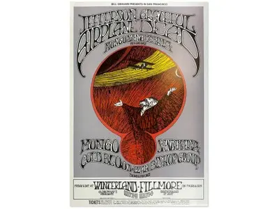 1969 Jefferson Airplane BG-171 Concert Poster