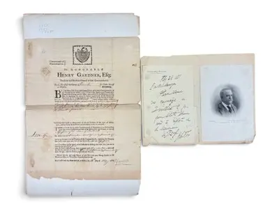 1782 Massachusetts Revolutionary War Tax Writ