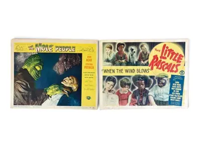(2) Vintage Mixed Genre Movie Lobby Cards