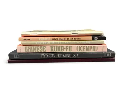 Bruce Lee & Other Martial Arts Book Lot