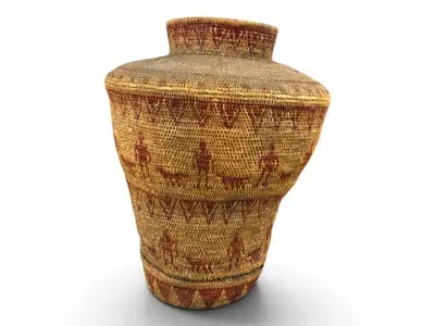 Native American Mission Basket
