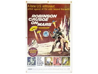 1964 Robinson Crusoe on Mars One Sheet Poster