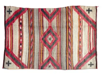 Native American Child's Wearing Blanket