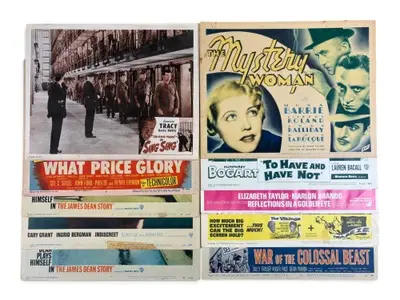 (11) Vintage Mixed Movie Lobby Cards