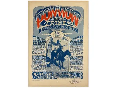 1967 Human Be-In Signed Poster, Rick Griffin
