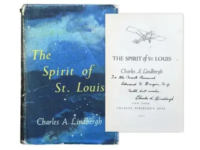 Charles Lindbergh Signed The Spirit of St. Louis - Grad