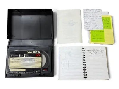 Fatman Scoop Personal Handwritten Notebook