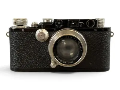 Leica III Black & Nickel Camera