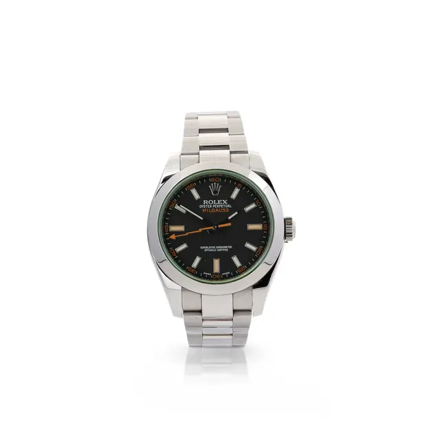 ROLEX Oyster Perpetual Milgauss, ref. 116400GV, 2014. Cassa Oyster