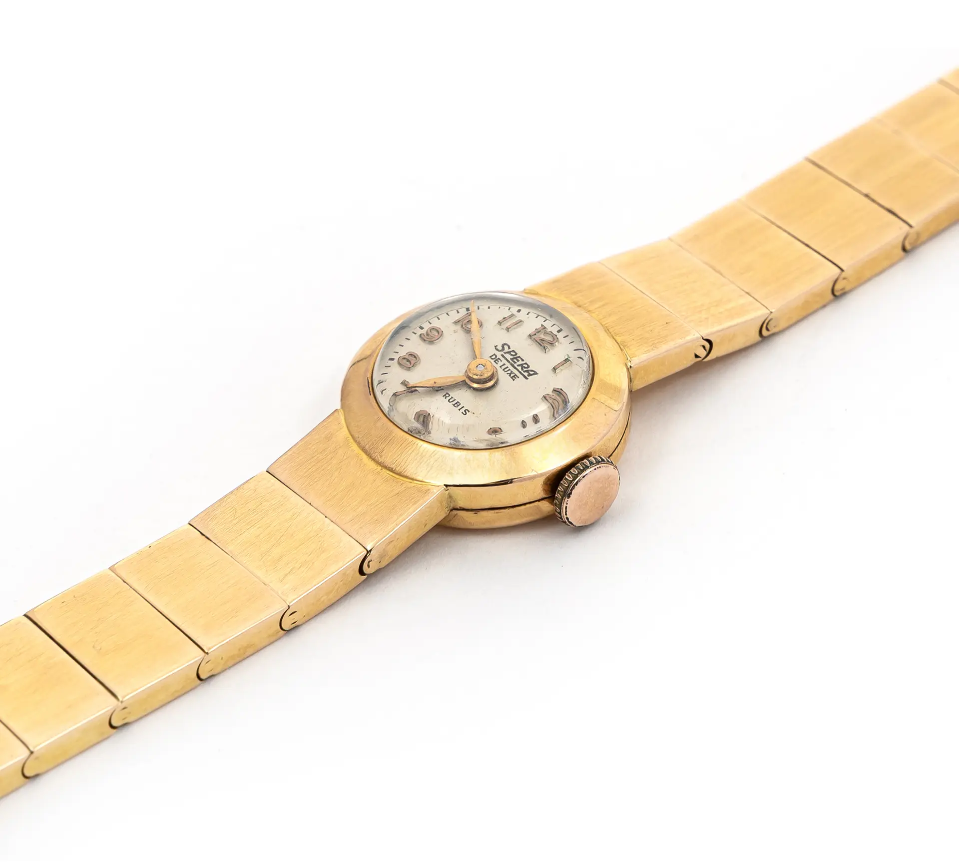 Spera De Luxe, orologio vintage. Oro giallo 18kt. Carica manuale.