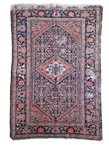 Antique Persian Hamadan Rug 4'8" x 7'1"
