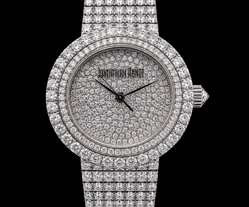 Johnathan Arnot 18k White Diamonds Watch