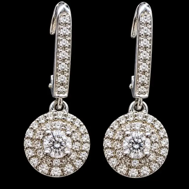 $5900, 10k(2.8g), natural diamond (0.6ct) earring