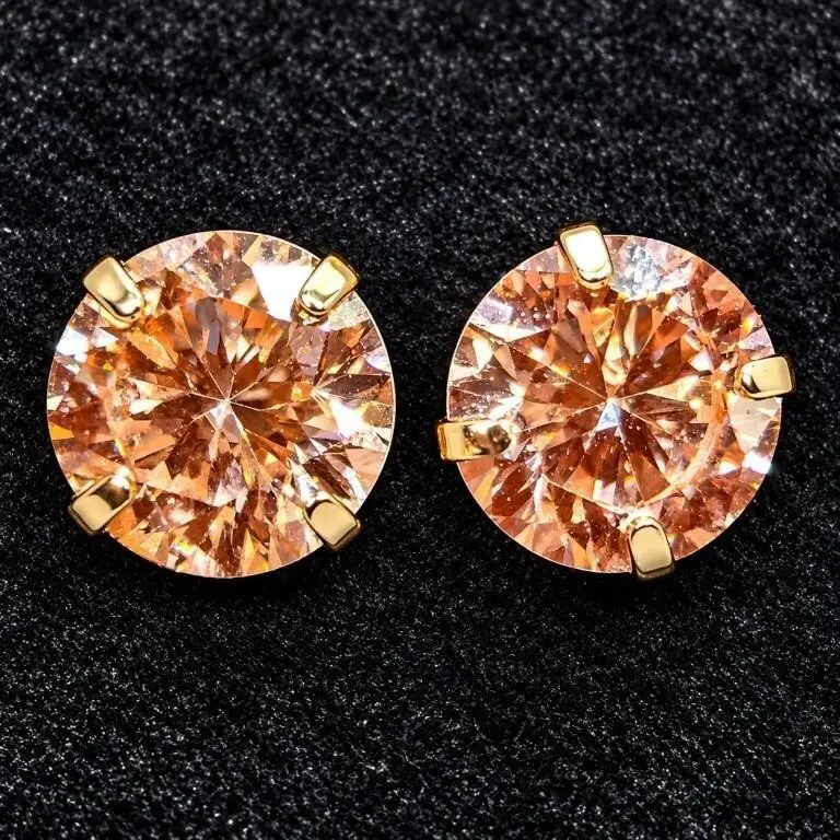 $600, 14k lab diamond (0.38ct) earring, retail val
