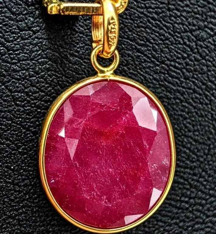 $1000, 10k(1.3g), ruby (5.6ct) pendant, retail va