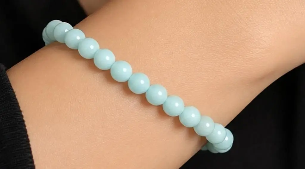 $50, amazonite bracelet, retail value $50