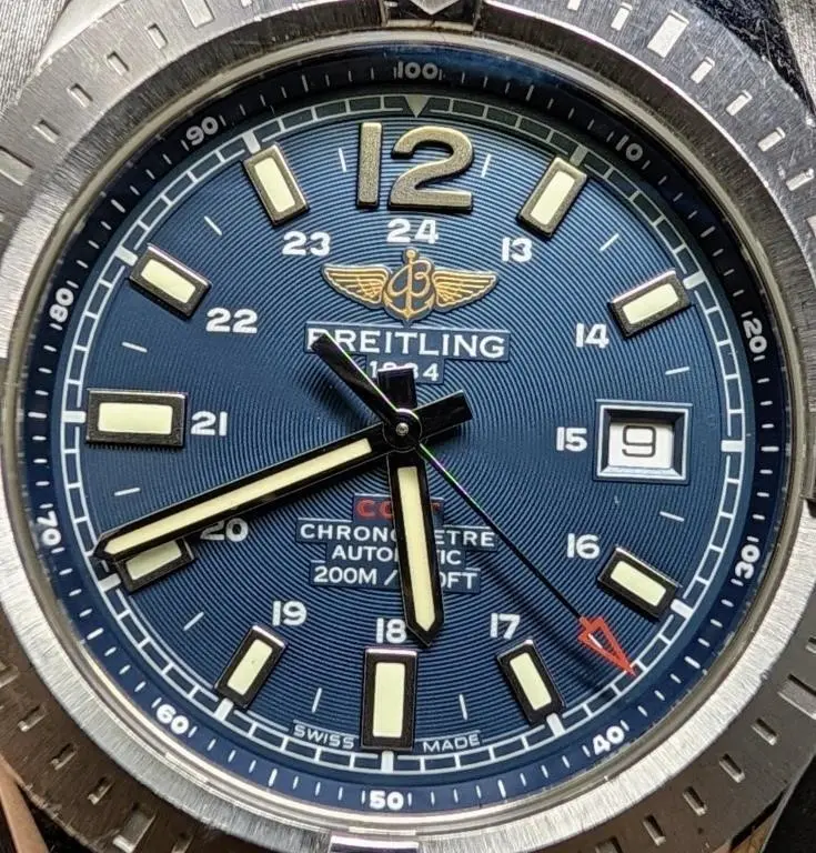 $3600, Breitling Colt Automatic(A17388) naked watc