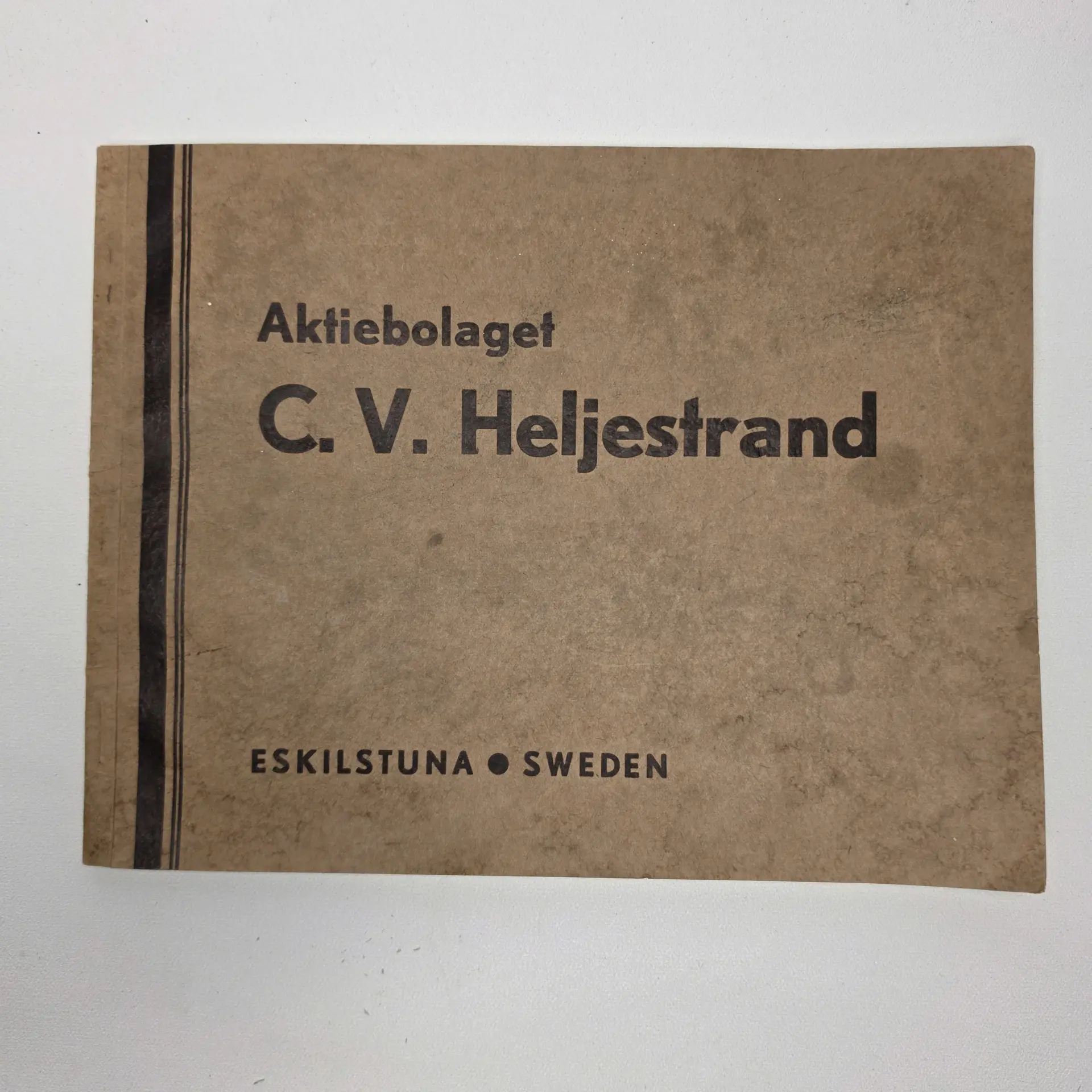 Produktkatalog AB C. V. Heljestrand Eskilstuna (Korkskruvar, rakknivar m.m.)