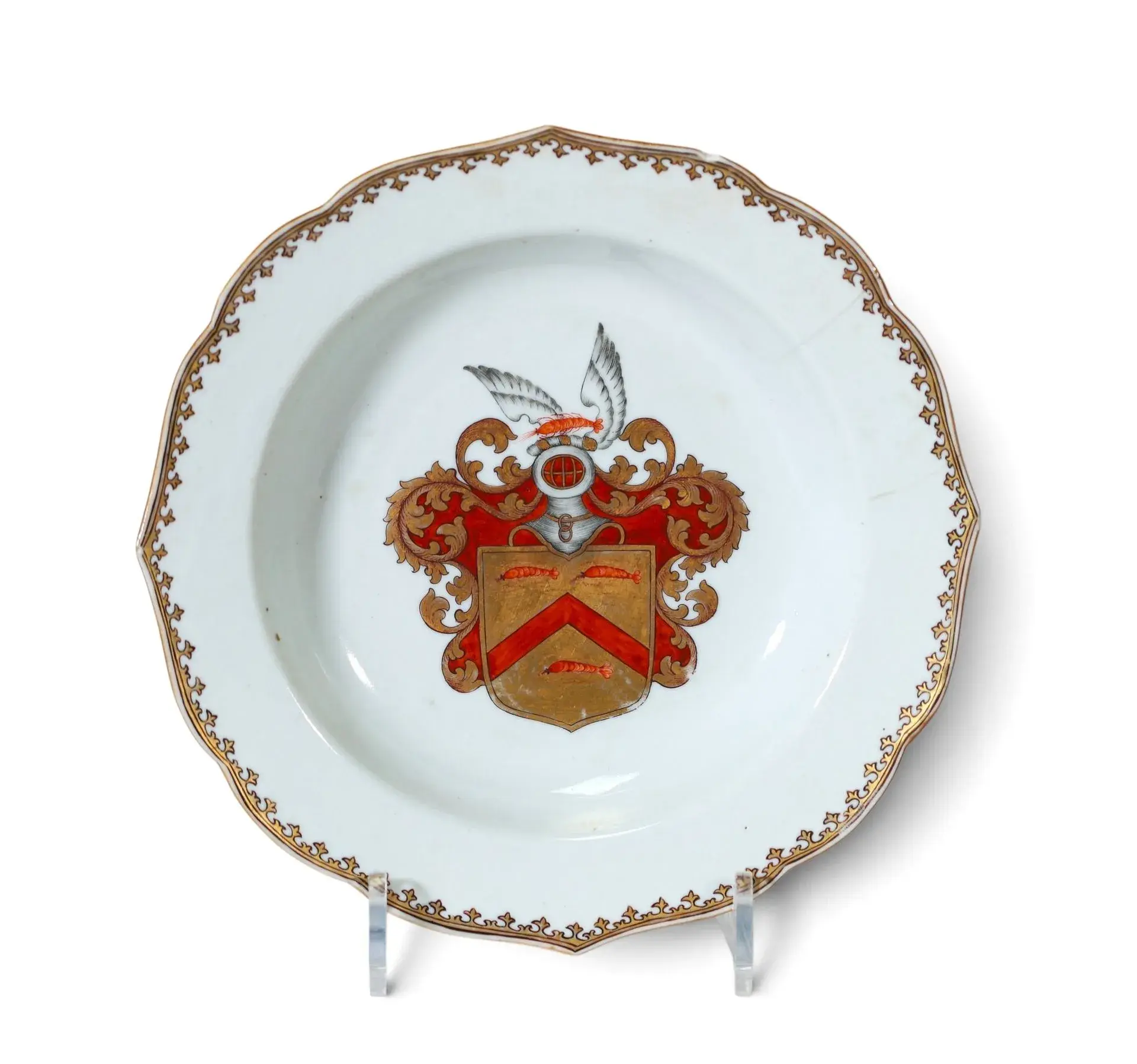 CHINA — COMPANY OF THE INDIES — 18th century — Porcelain pla - Lot 21