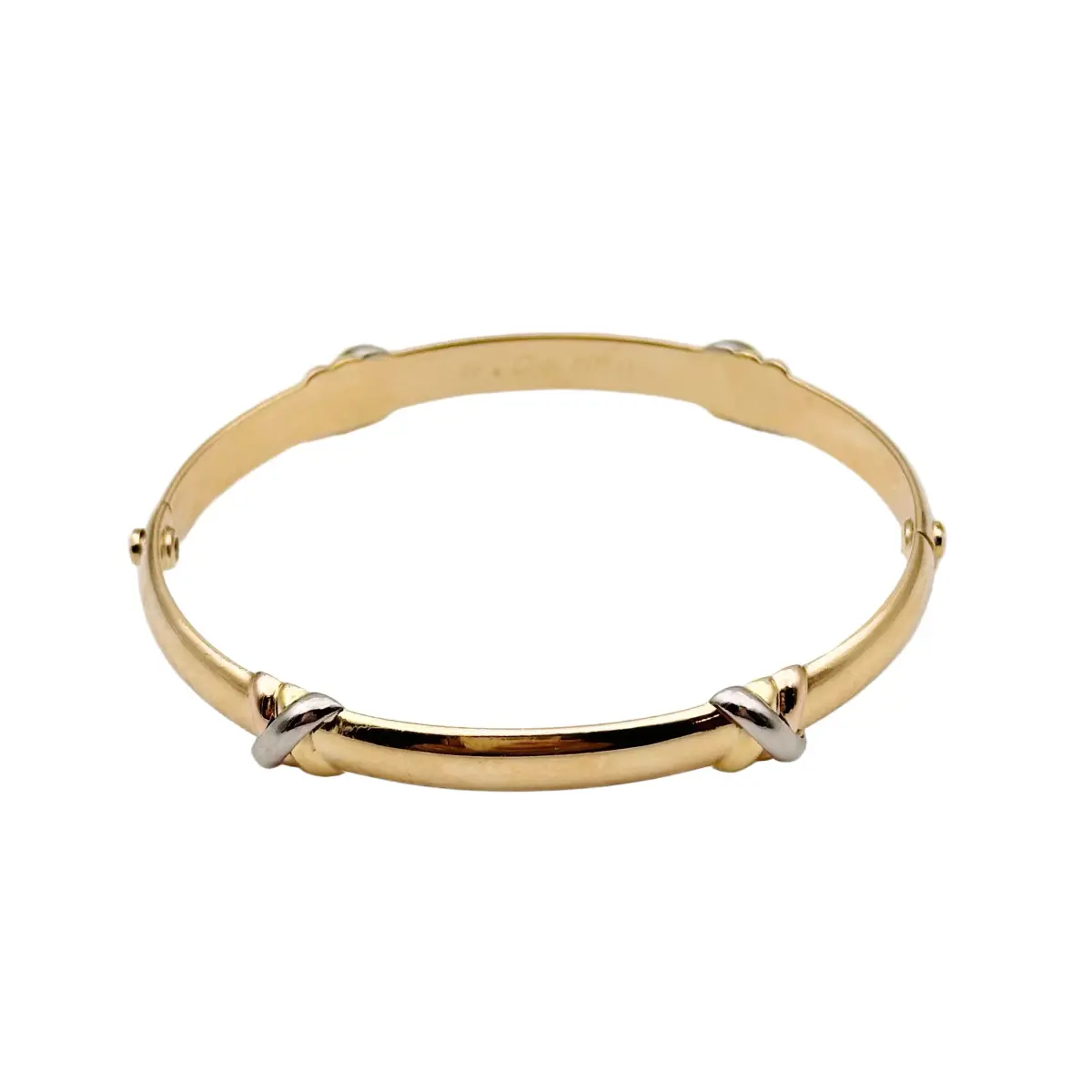Bracelet Jonc CARTIER "Trinity" en or jaune, or blanc et or rose