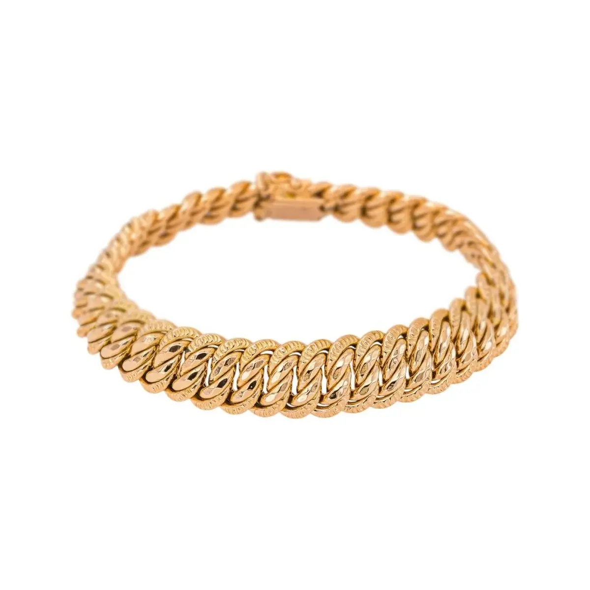 Bracelet Maille en or rose