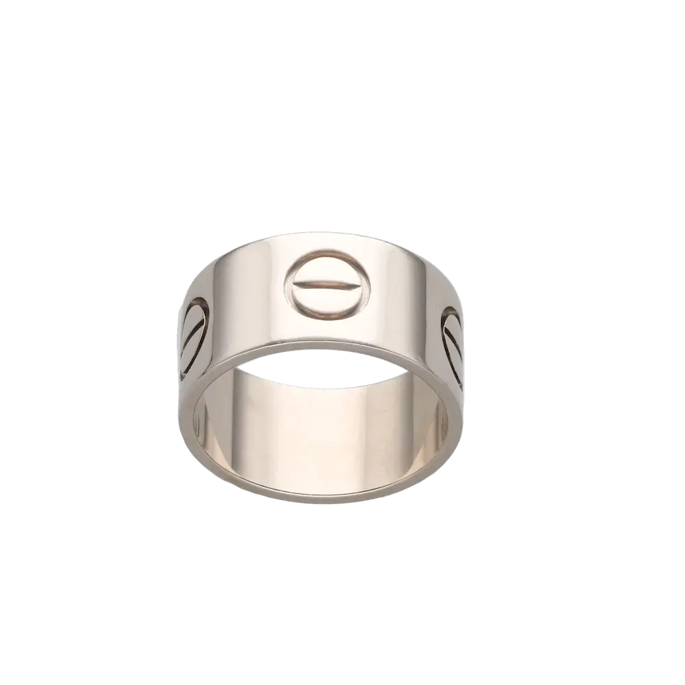 Bague Jonc CARTIER "Love" en or blanc