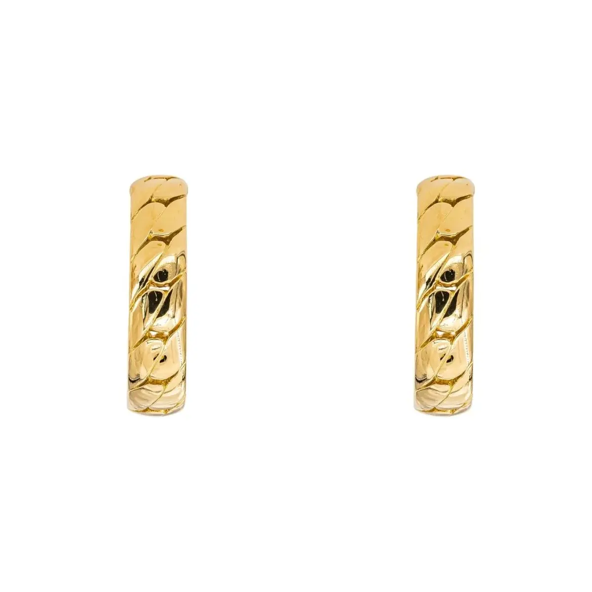 Boucles d'oreilles Créoles en or jaune