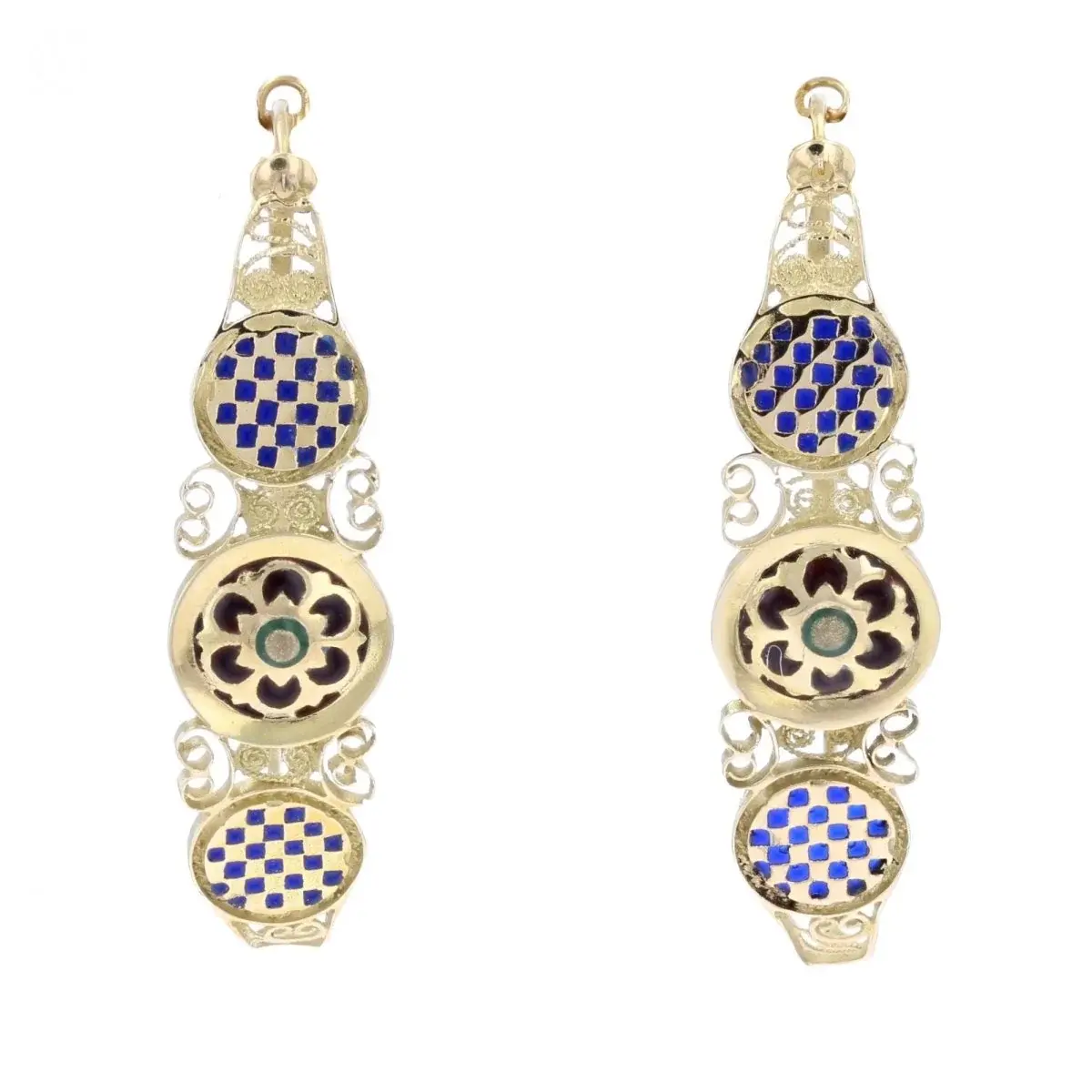 Boucles d'oreilles Dormeuses en or jaune