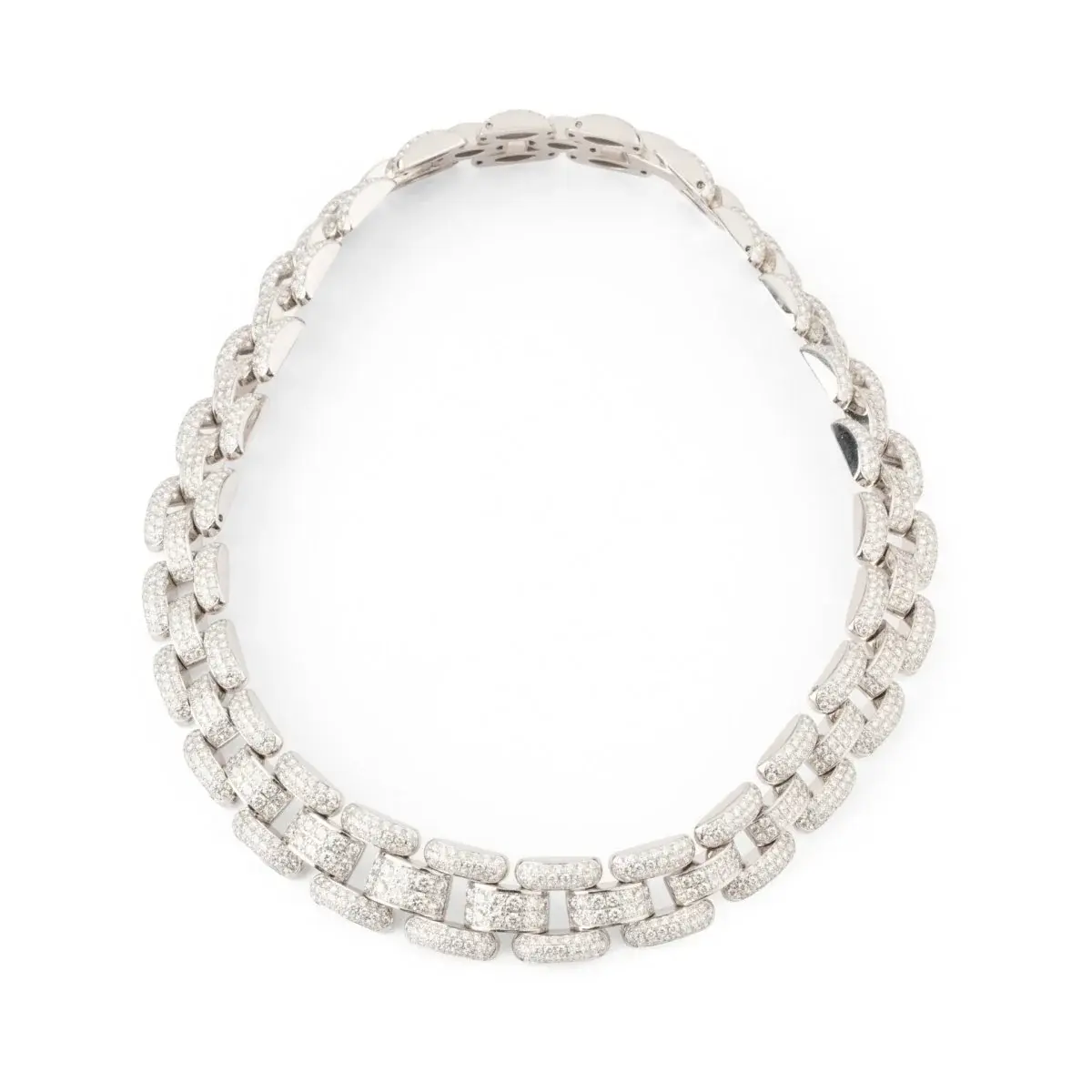Collier Maille CHOPARD en or blanc et diamants