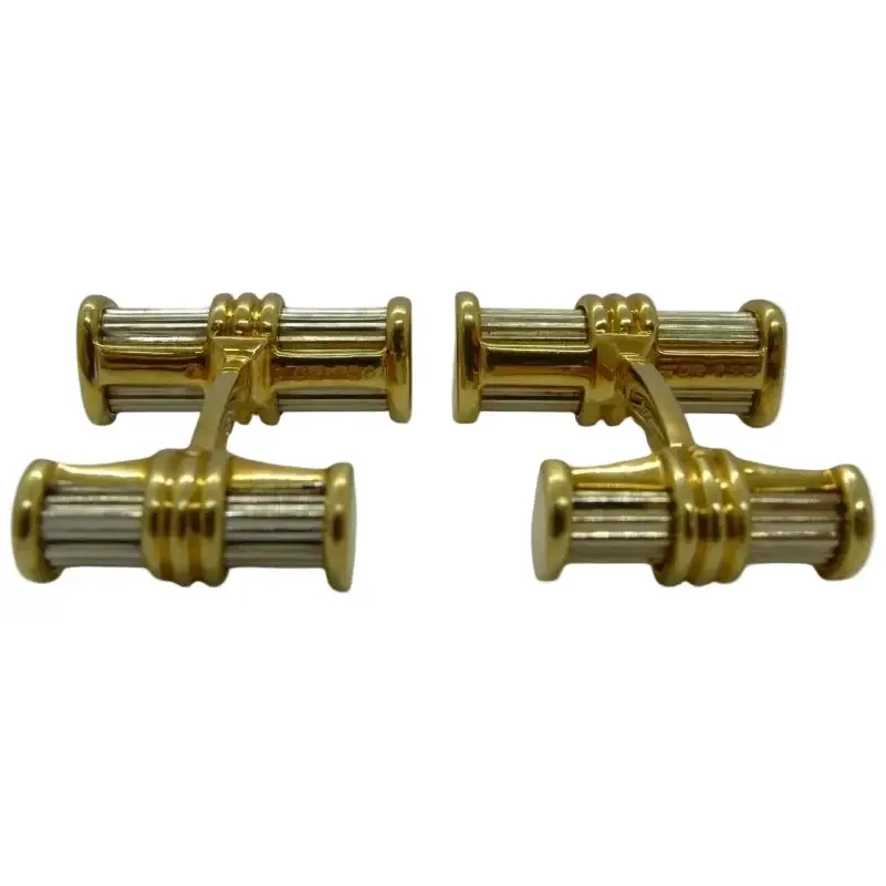 Boutons de manchette BRY & G en or jaune