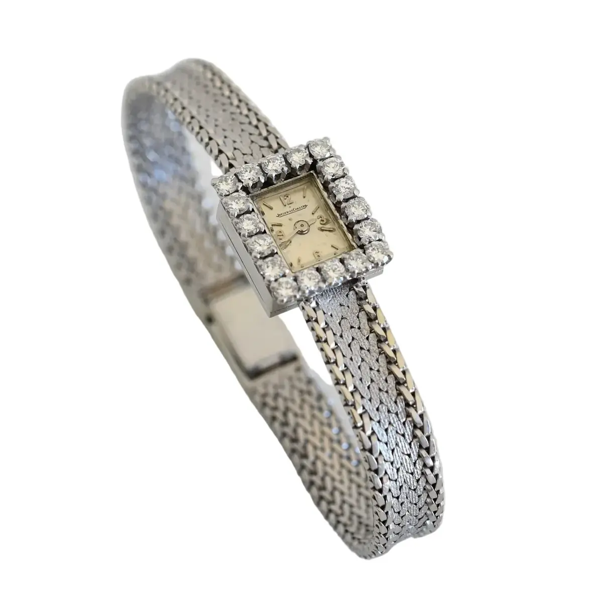 Montre JAEGER-LECOULTRE Haute Joaillerie Cal. 426 en or blanc 18 carats