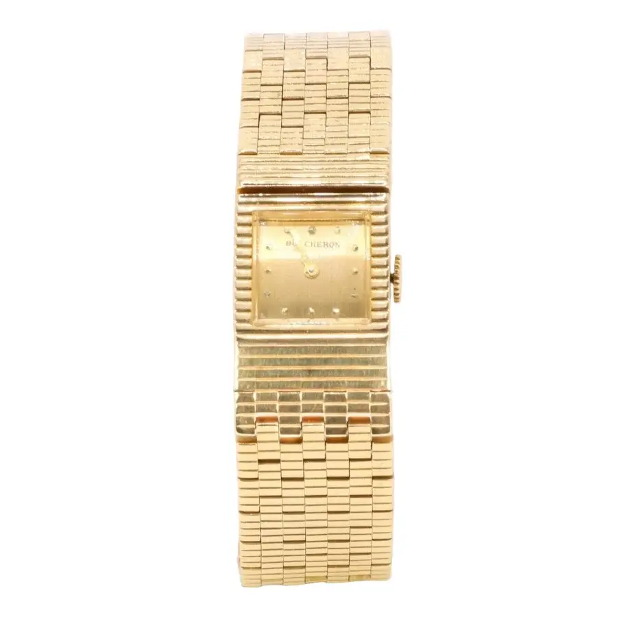 BOUCHERON Montre vintage or jaune