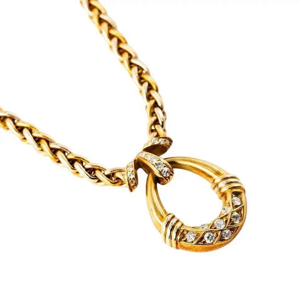 Collier Pendentif CARTIER en or jaune, or rose, or blanc et diamants