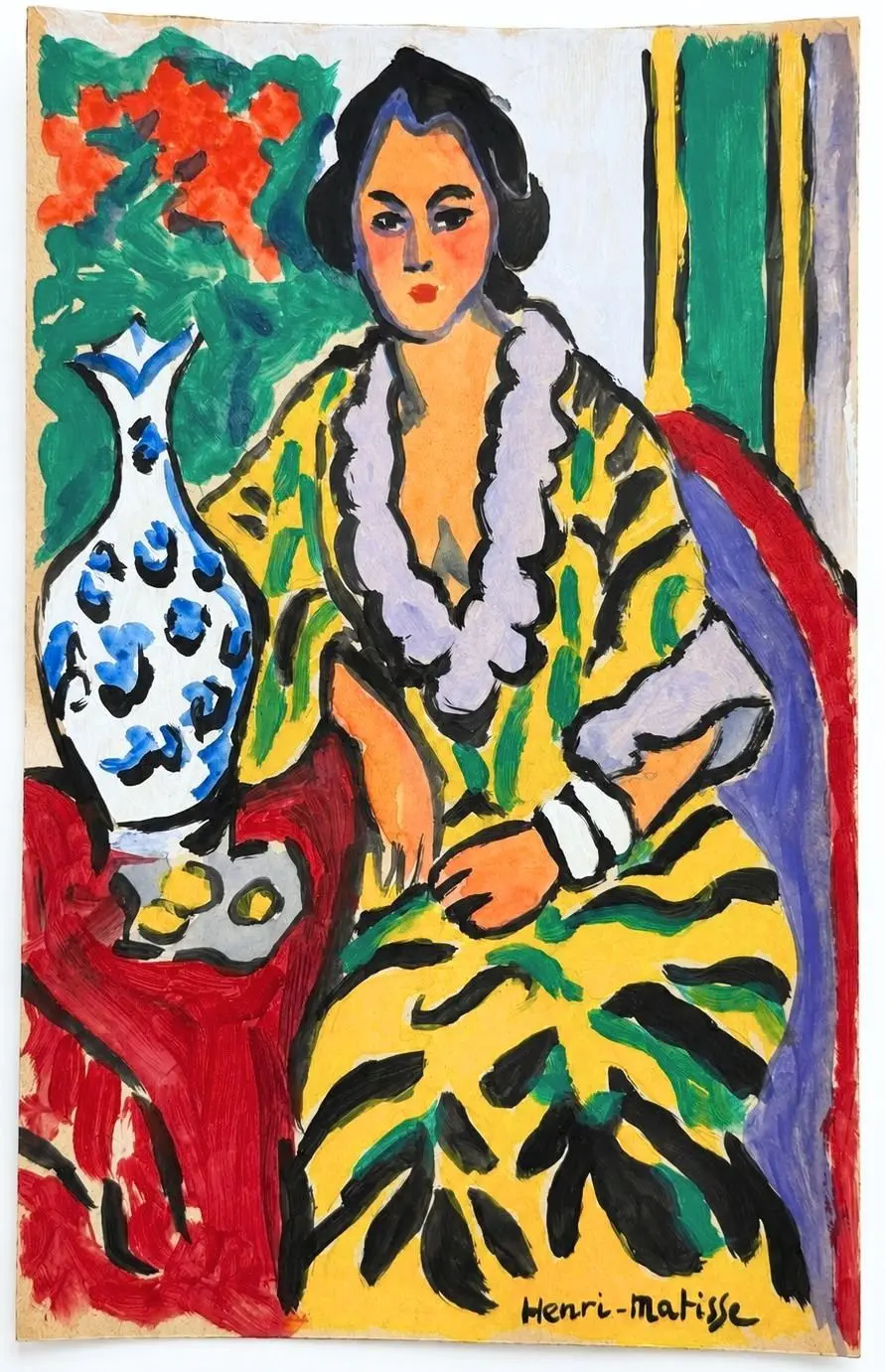 Henri Matisse (1869-1954) Portrait of a Seated Woman