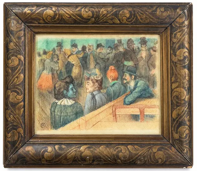 Henri de Toulouse-Lautrec (1864-1901) Moulin Rouge (Sketch)