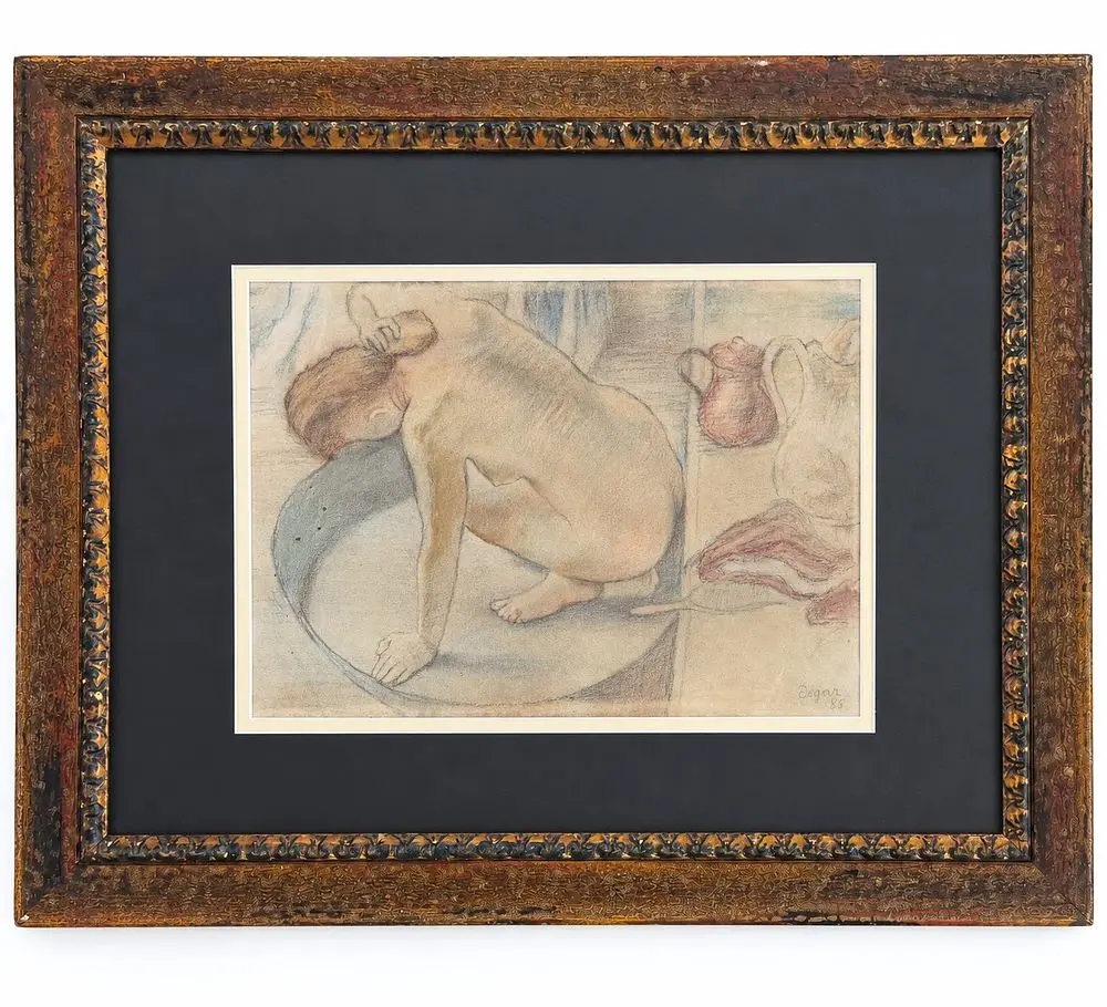 Edgar Degas (1834-1917) Woman Bathing, 1885