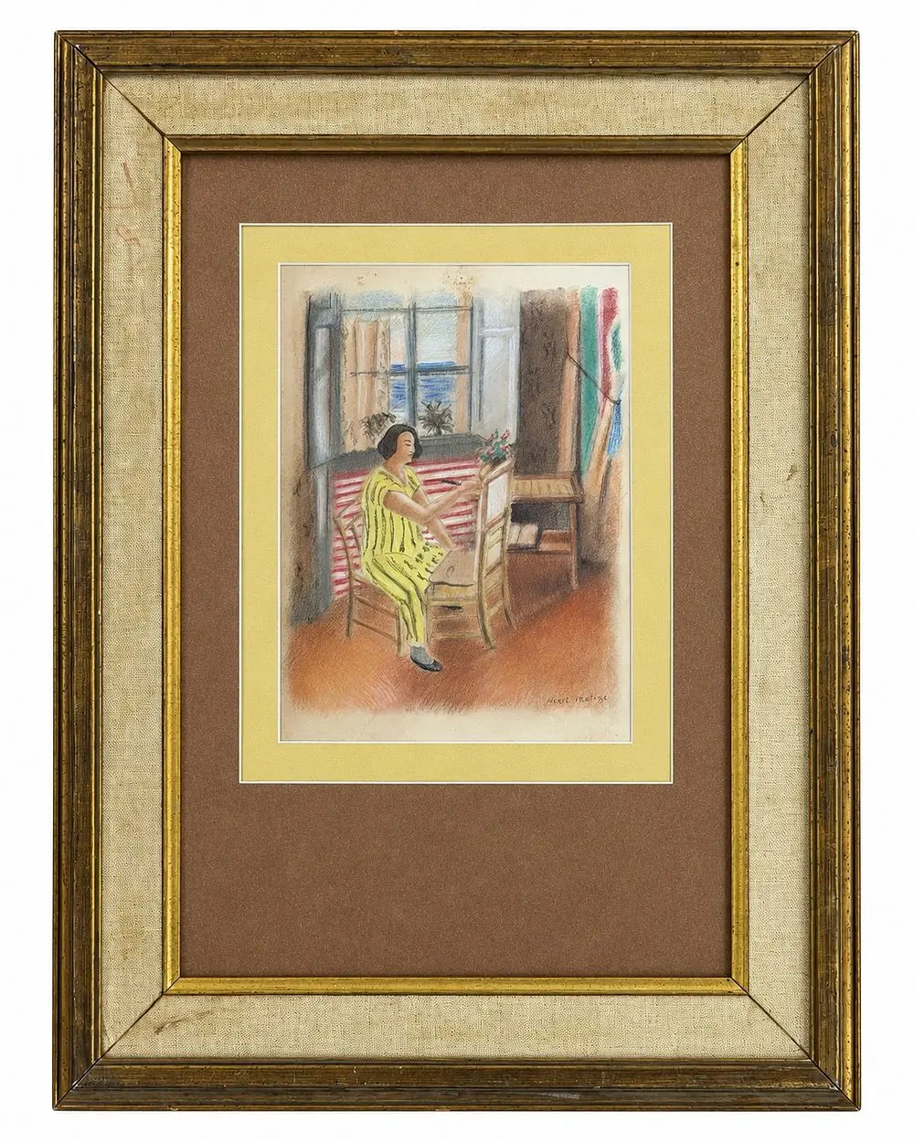 Henri Matisse (1869-1954) Woman Seated in an Interior