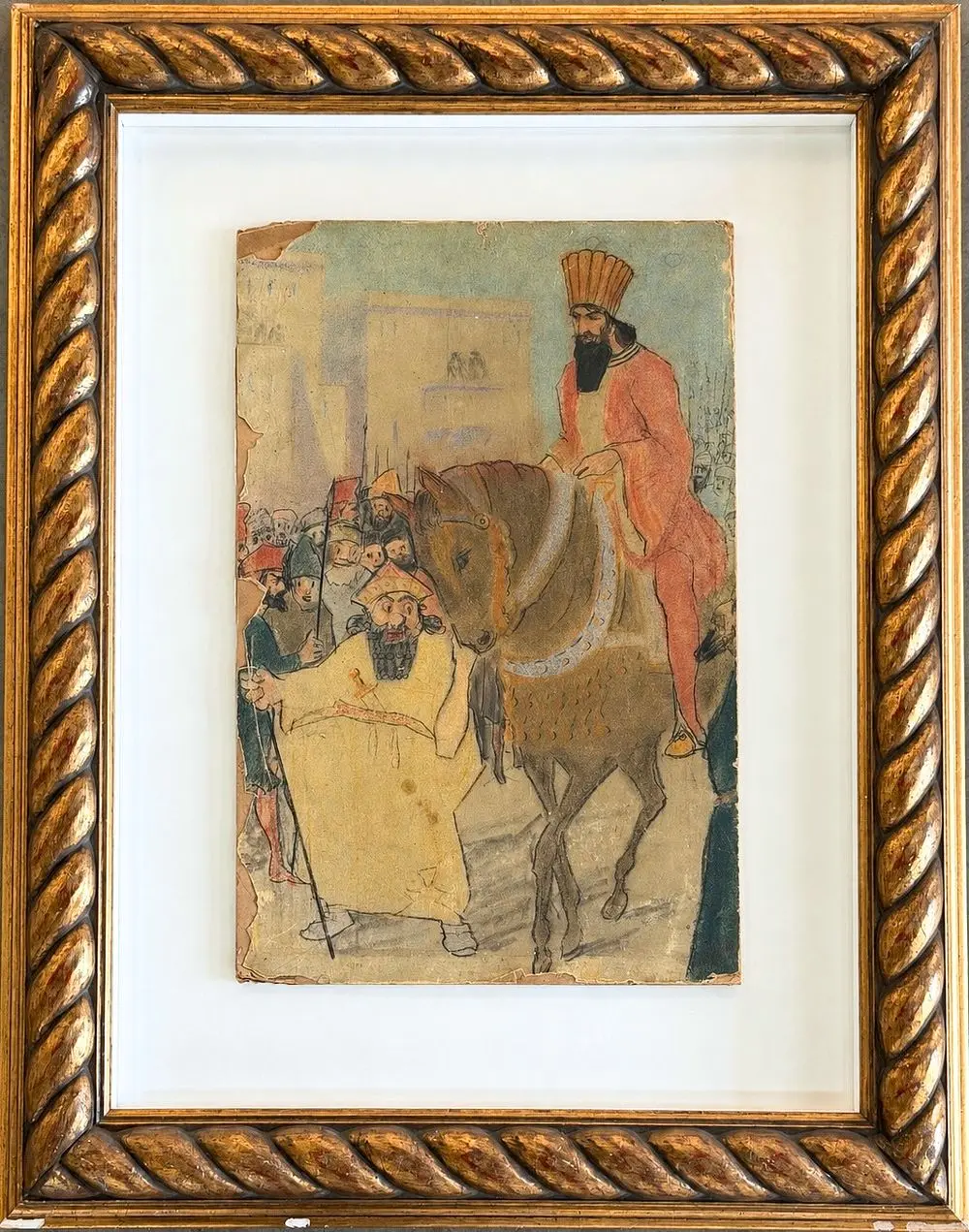 Abel Pann (1883-1963) Mordecai the Jew and Haman