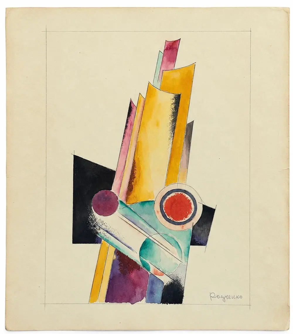 Aleksandr Rodchenko (1891-1956) Abstract Composition
