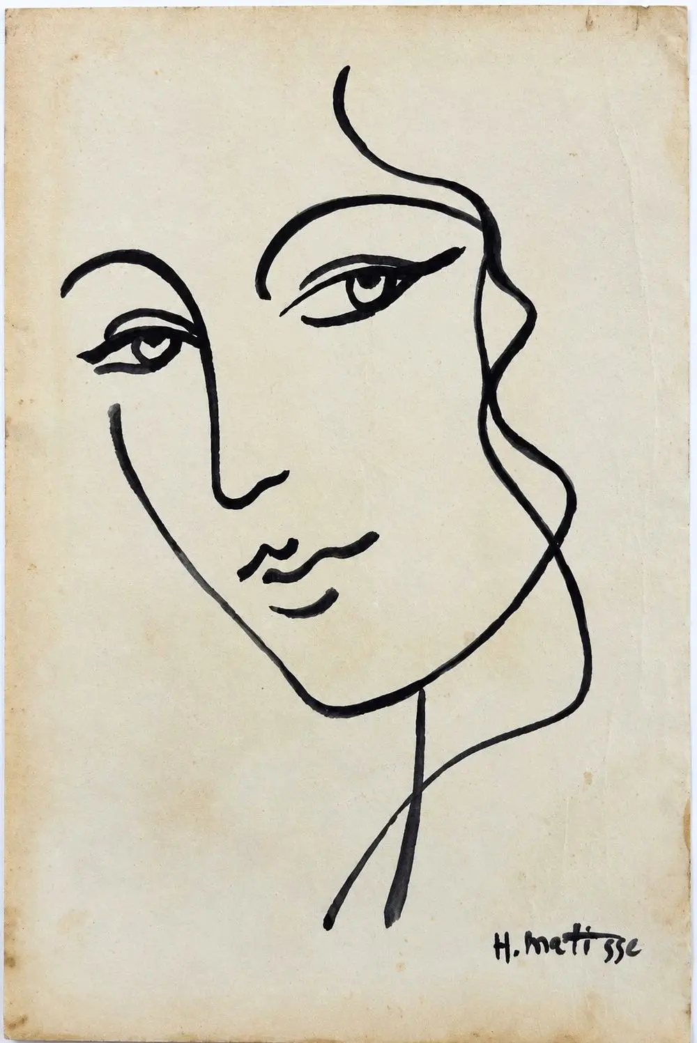 Henri Matisse (1869-1954), Portrait of a Woman