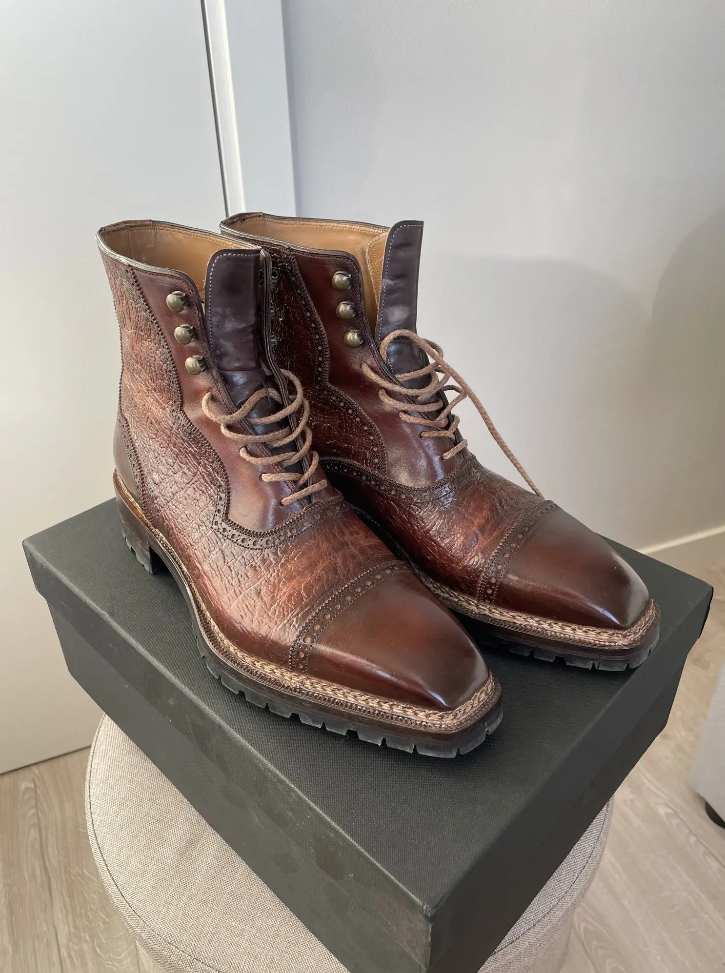 Antonio Meccariello · Boots · Leather
