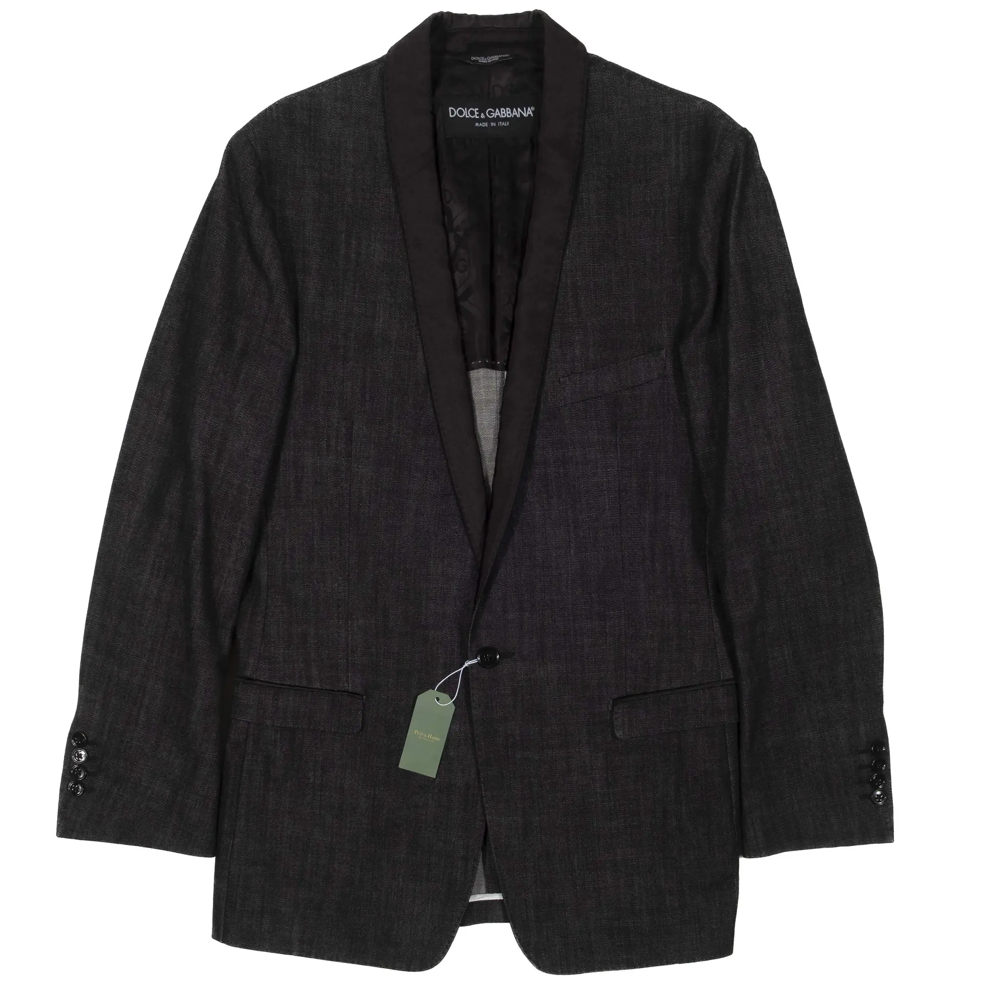 Dolce & Gabbana Denim Dinner Jacket Sz 50