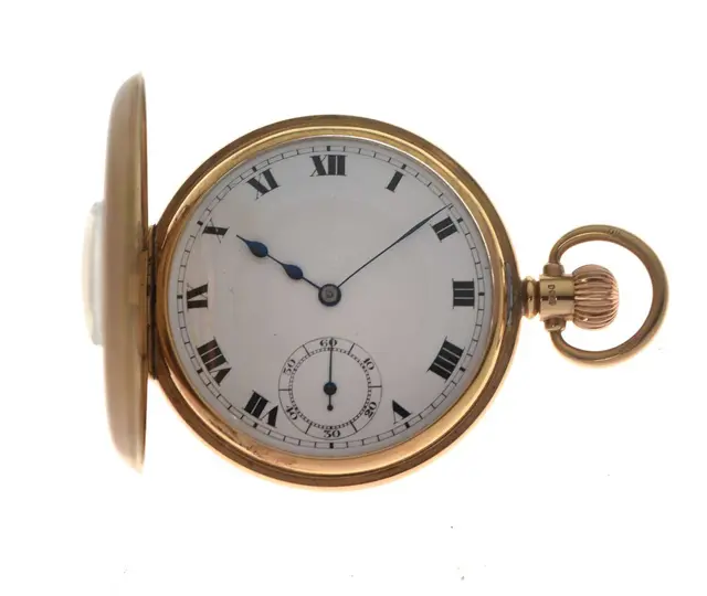 Marvin - George V 9ct gold half hunter pocket watch