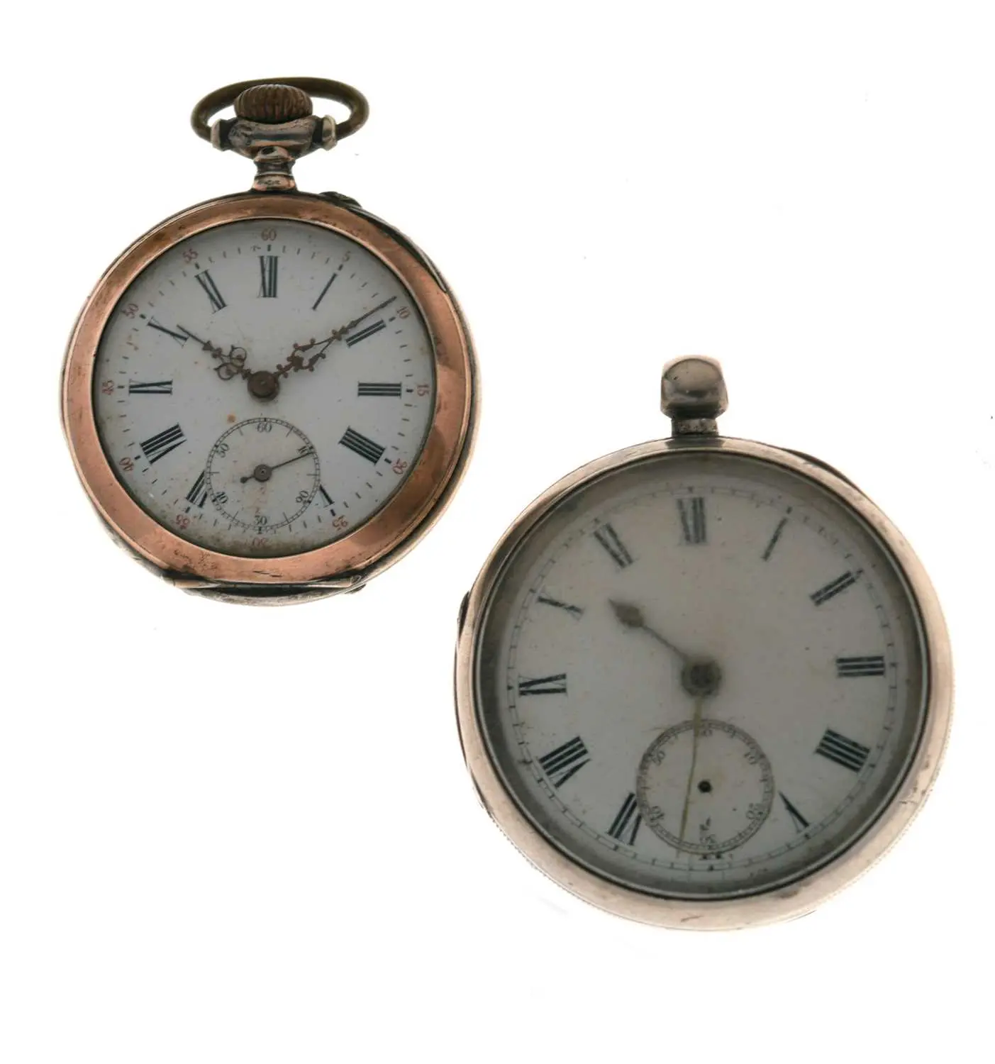 Late Victorian silver open face pocket watch